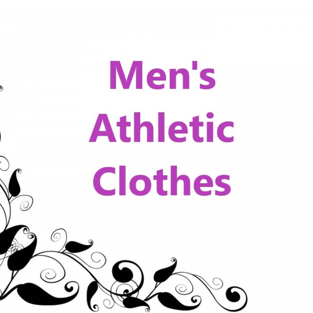 Various Sizes & Styles Of Men's Athletic Clothing
